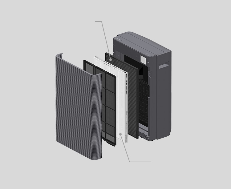 Hitachi Filter Unit Product | A New Vision of Clean Air | HITACHI Air Purifier