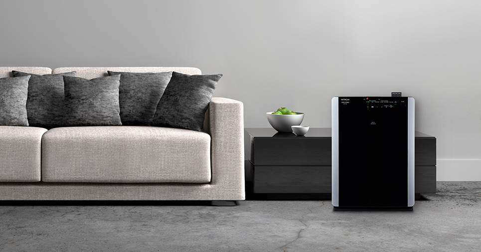 Banner các dòng sản phẩm máy lọc không khí Hitachi