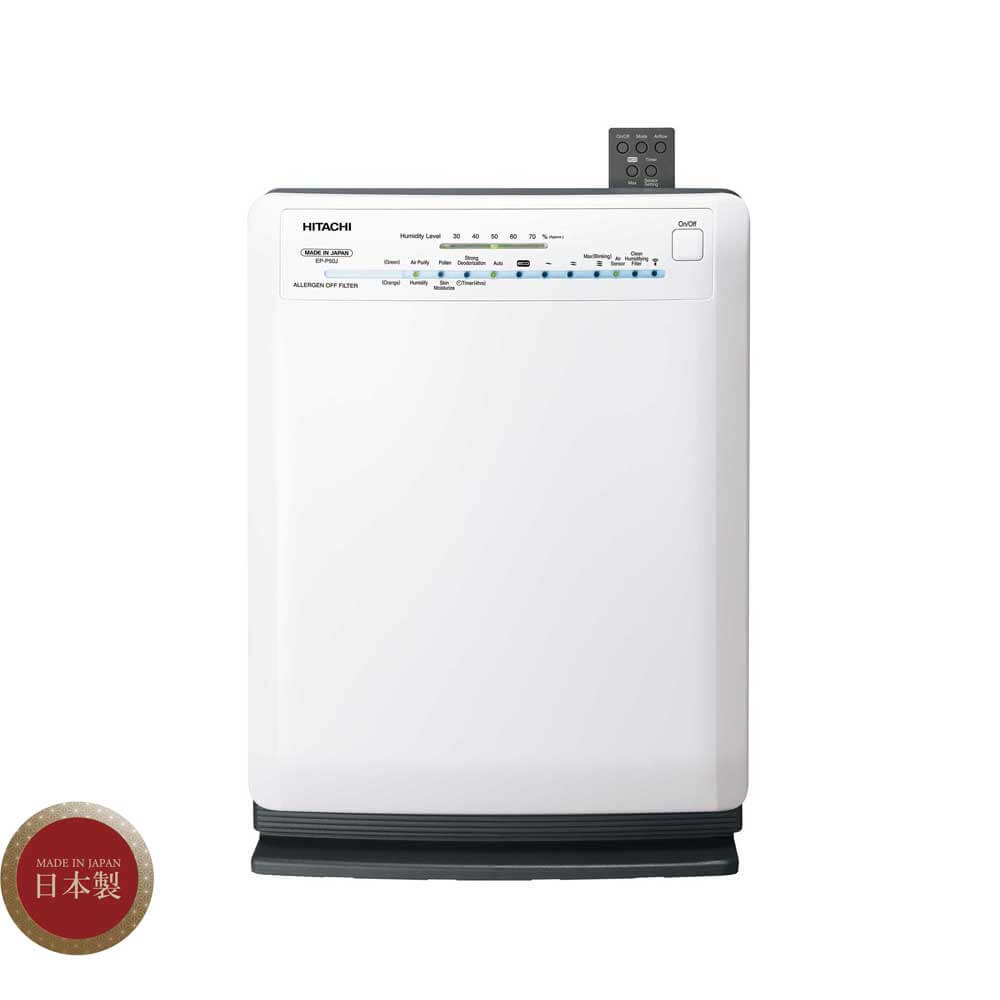 Hitachi Air Purifier EP-P50J humidifying 33m2, white