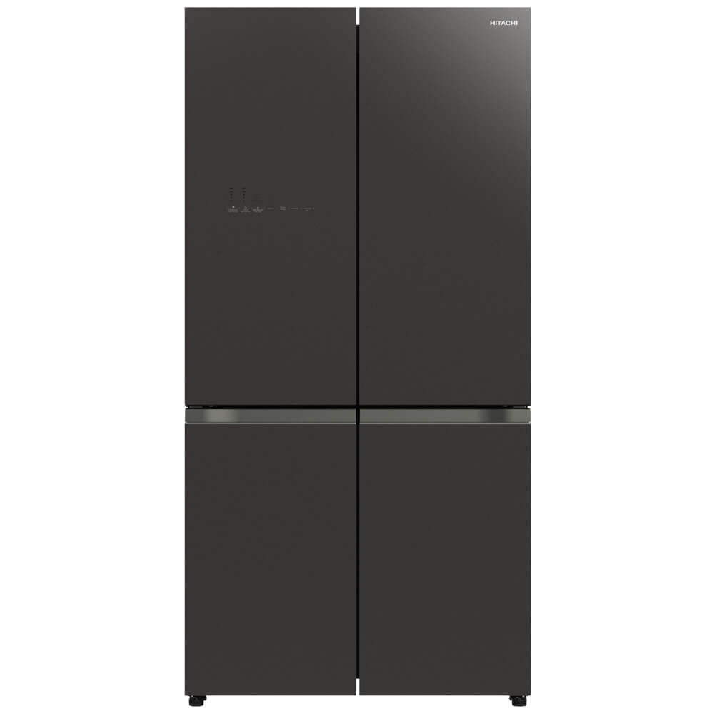 Tủ lạnh Hitachi 4 cửa R-WB640VGV0(D) ngăn đông dưới, cửa kính màu xám