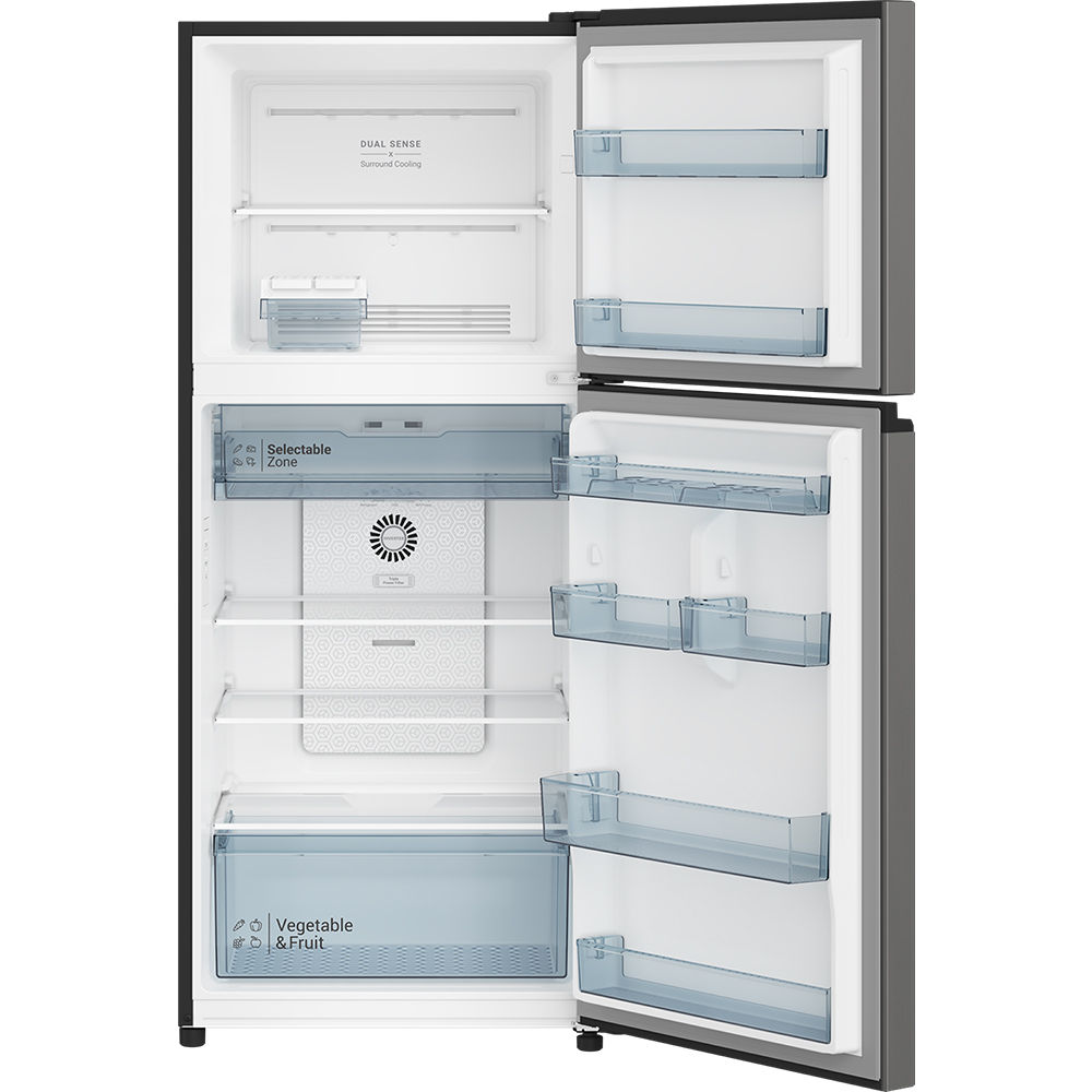 Hitachi refrigerator R-WB640VGV0(D) Bottom Freezer, 4-door, Glass Mauve Gray