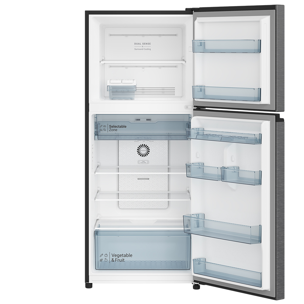 Hitachi refrigerator R-WB640VGV0(D) Bottom Freezer, 4-door, Glass Mauve Gray