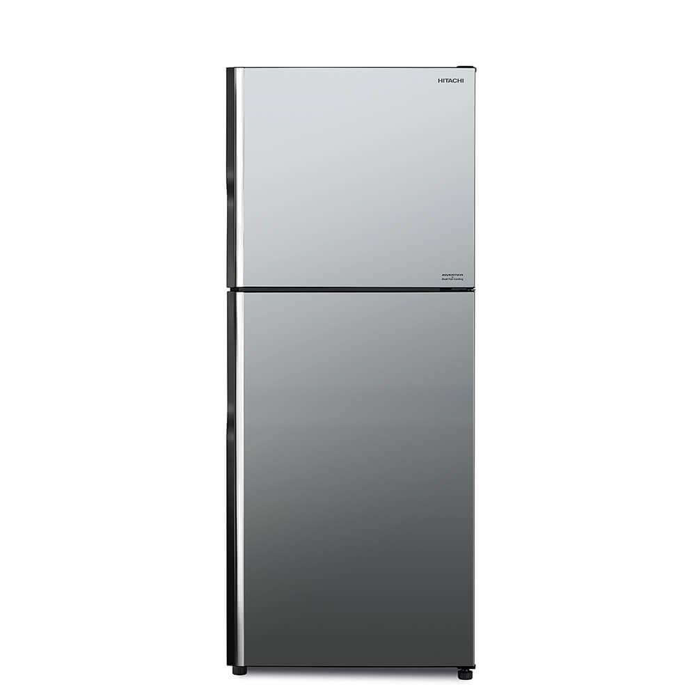 Hitachi refrigerator 2 Door New Stylish Line Glass Mirror