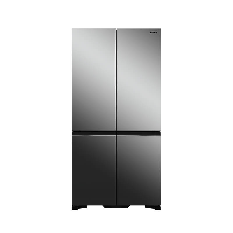 Hitachi refrigerator R-WB640VGV0X Bottom Freezer, 4-door, Mirror