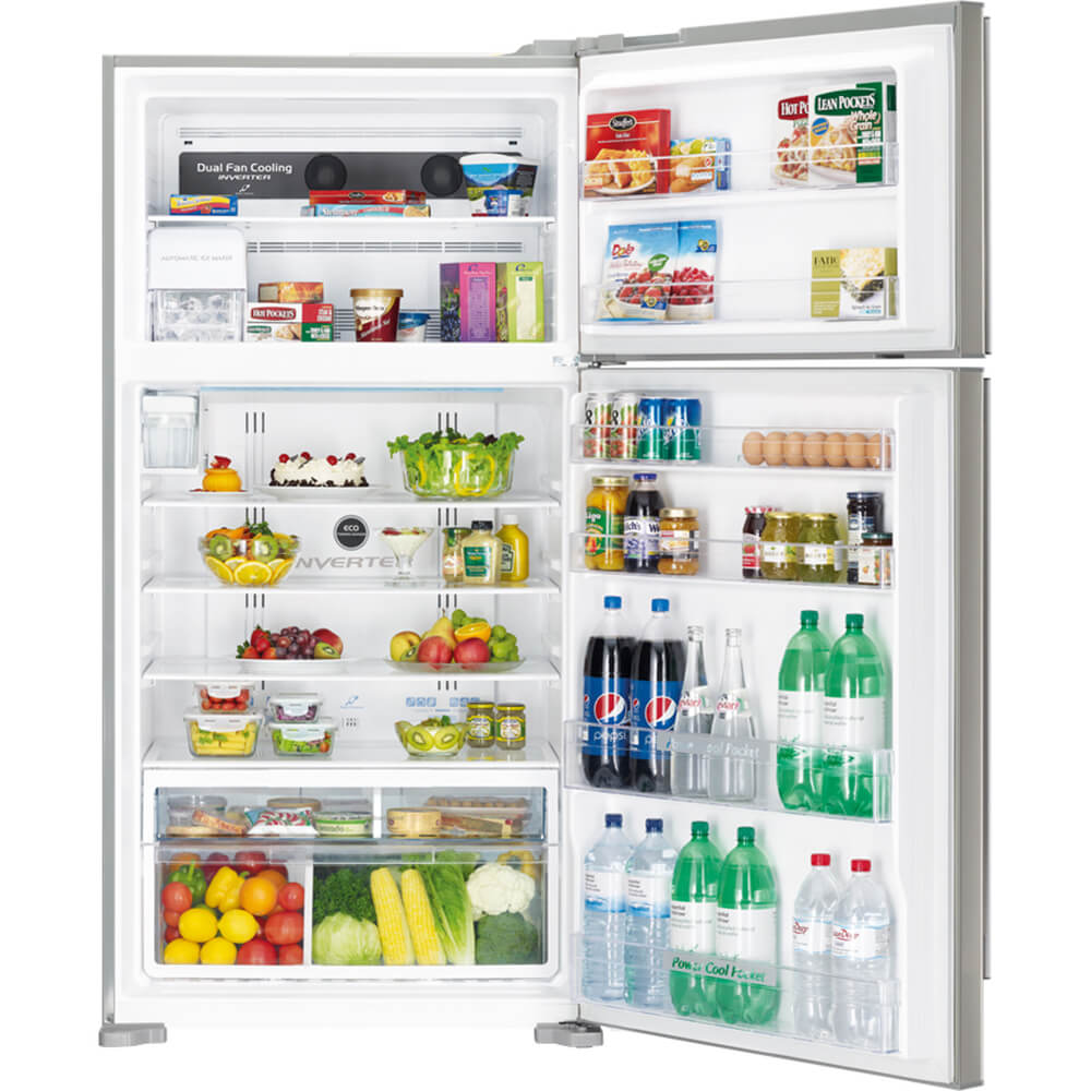 Hitachi refrigerator 2 Door Brilliant Silver