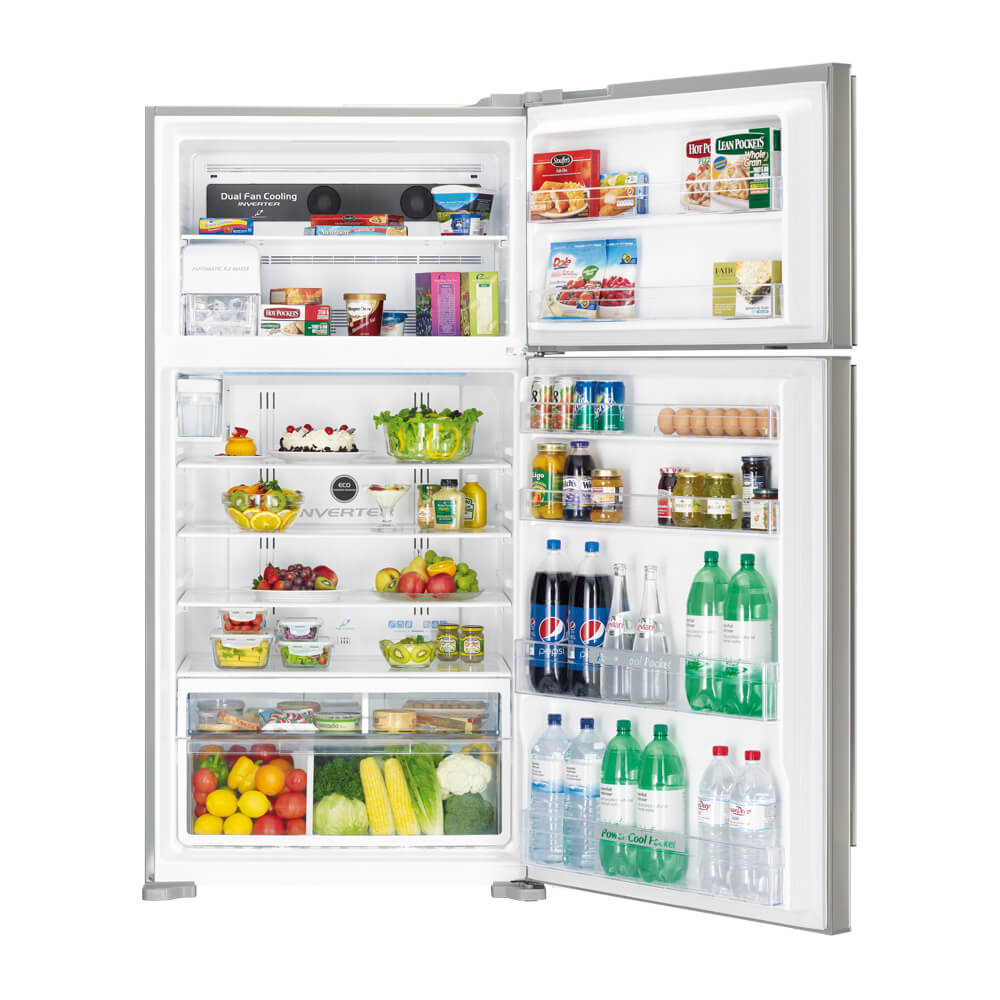 Hitachi refrigerator 2 Door Brilliant Silver