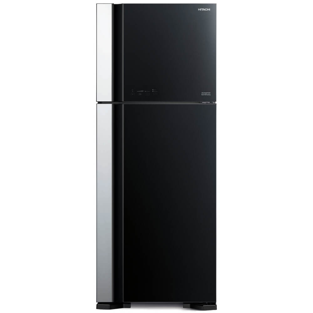 Hitachi refrigerator 2 Door Glass Black