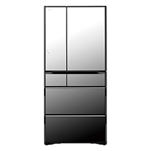 Tủ lạnh Hitachi 6 cửa R-X670GV màu gương pha lê