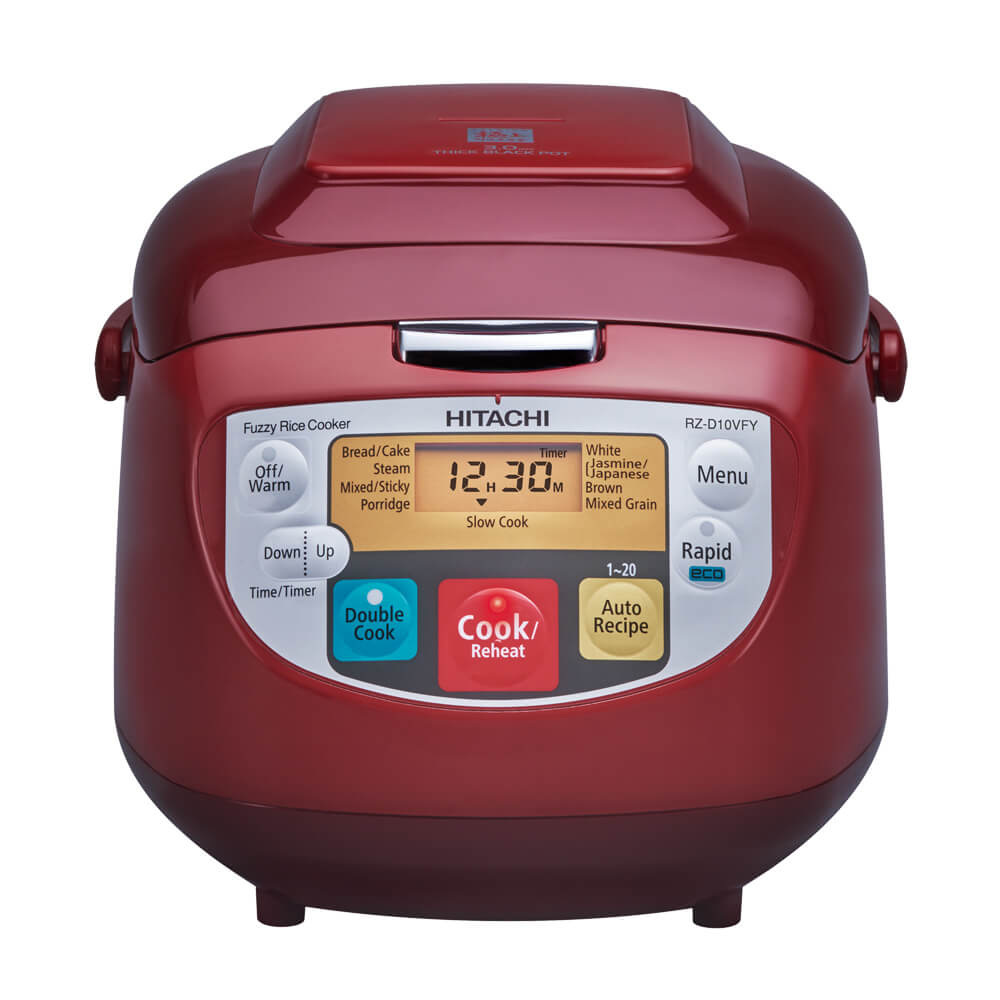 Hitachi Fuzzy Control- Double Rice Cook Red