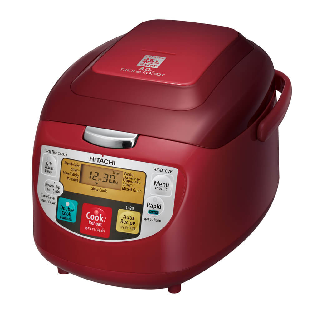 Hitachi Fuzzy Control- Double Rice Cook Red