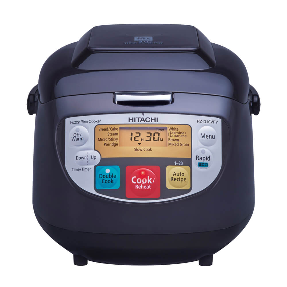 Hitachi Fuzzy Control- Double Rice Cook Off Black