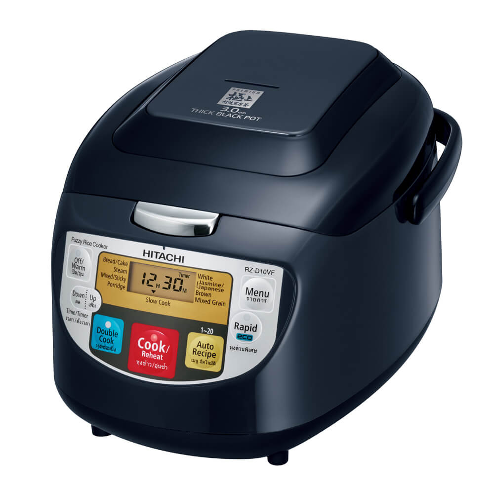 Hitachi Fuzzy Control- Double Rice Cook Off Black