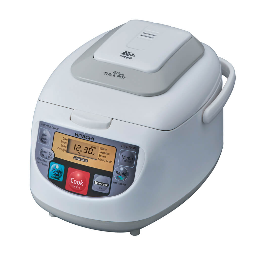 Hitachi Fuzzy Control- Double Rice Cook white