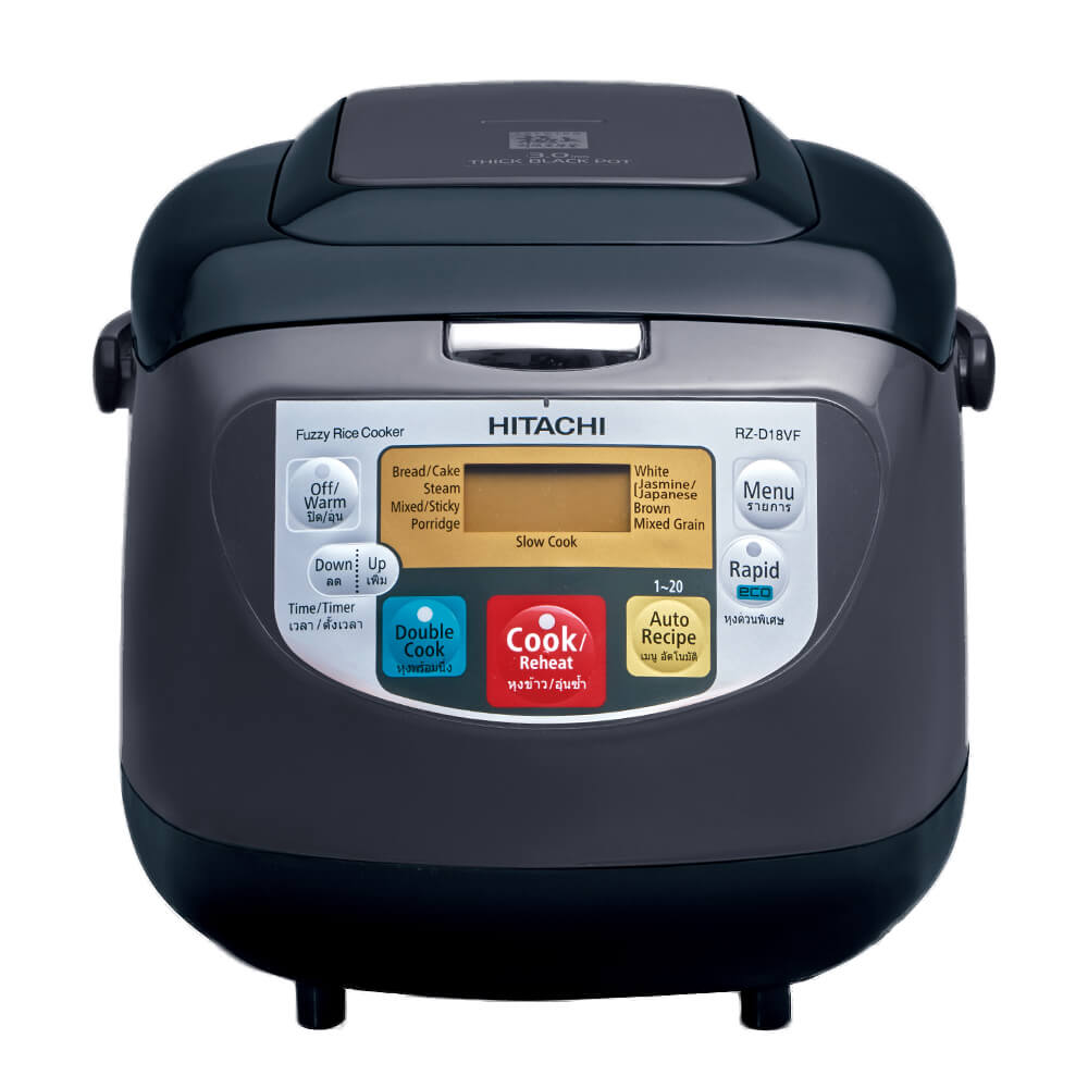 Hitachi Fuzzy Control- Double Rice Cook Off Black