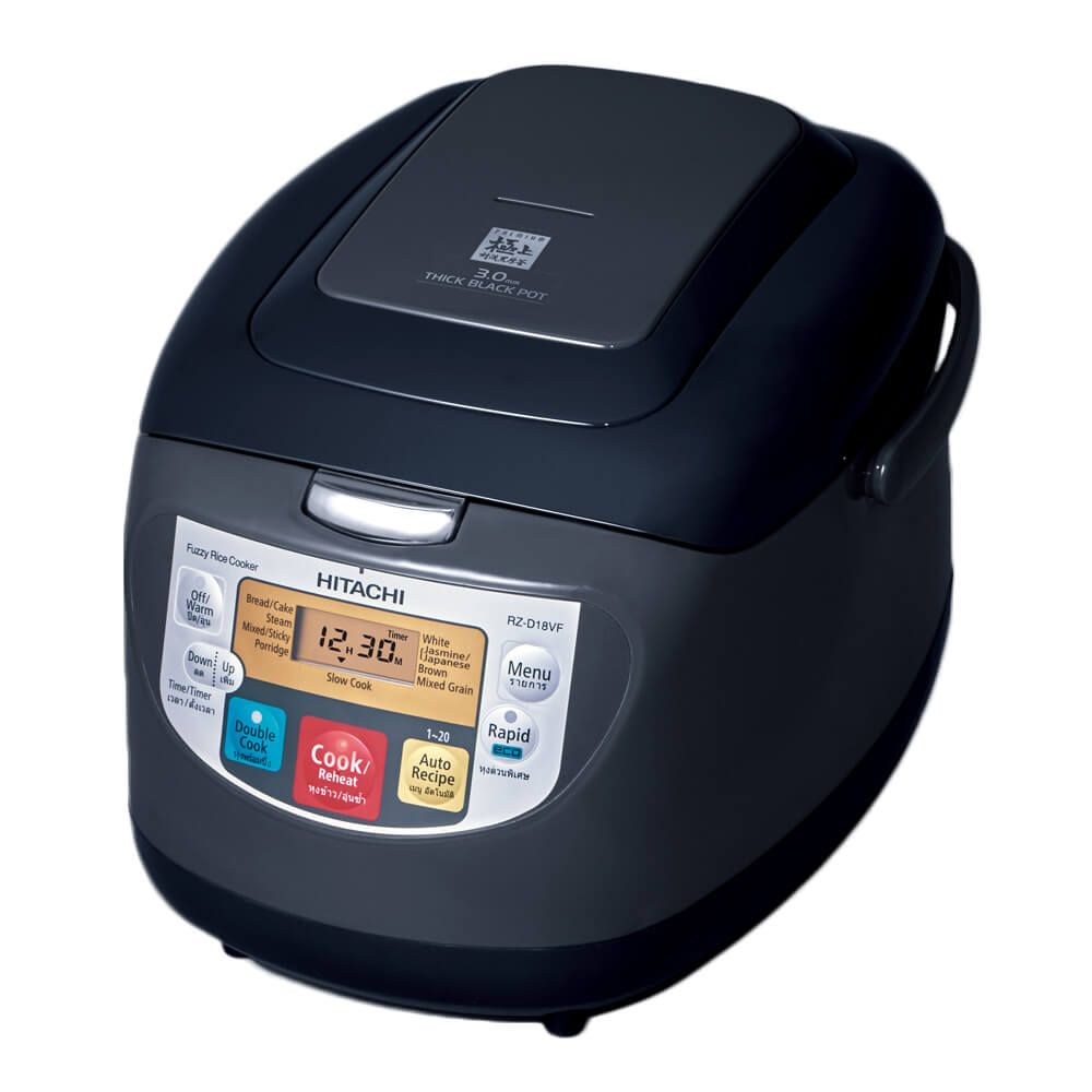 Hitachi Fuzzy Control- Double Rice Cook Off Black