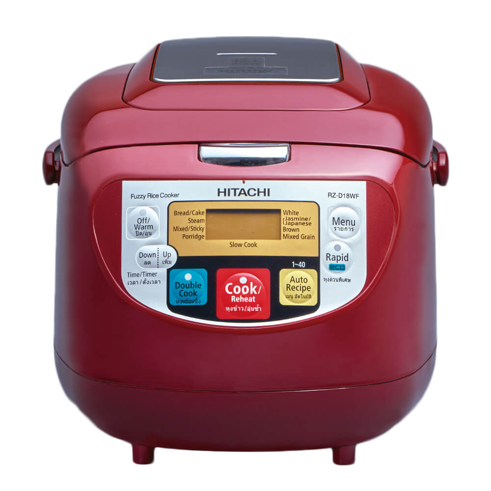 Hitachi Fuzzy Control- Double Rice Cook Red