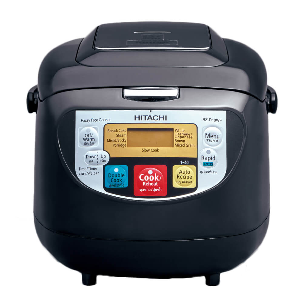 Hitachi Fuzzy Control- Double Rice Cook Off Black