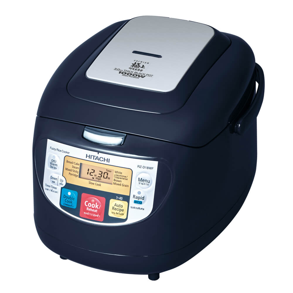 Hitachi Fuzzy Control- Double Rice Cook Off Black