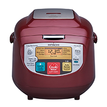 หม้อหุงข้าว ฮิตาชิ ระบบฟัซซี่คอนโทรล สีแดง