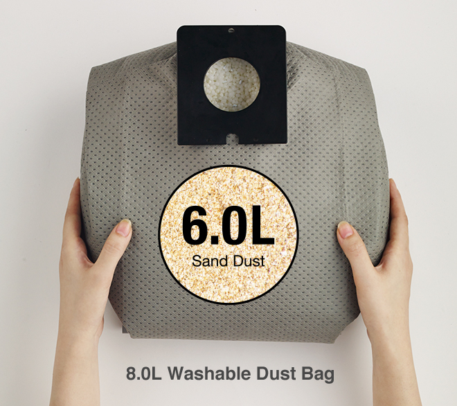 8.0L Washable Dust Bag