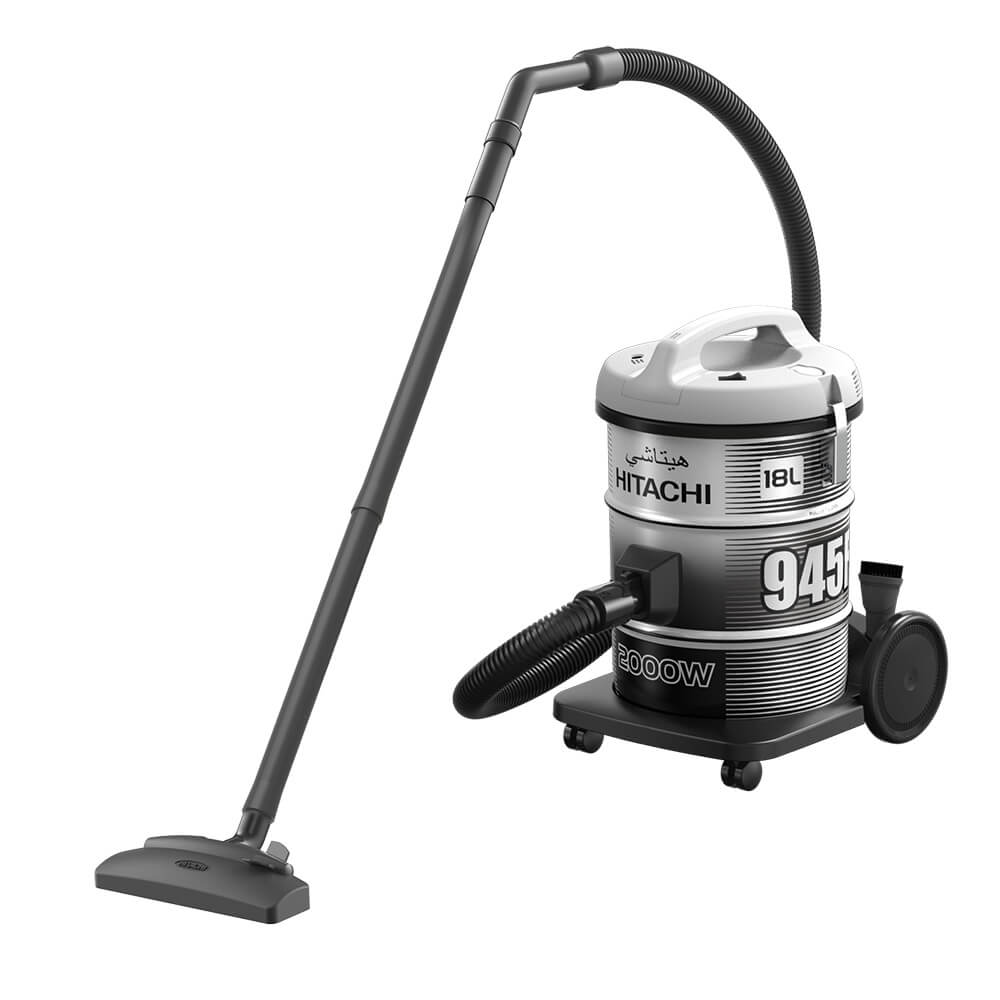 Hitachi vacuum cleaner Drum Pail Can Platinium Gray