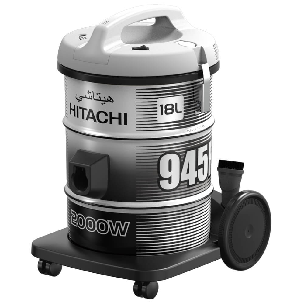 Hitachi vacuum cleaner Drum Pail Can Platinium Gray