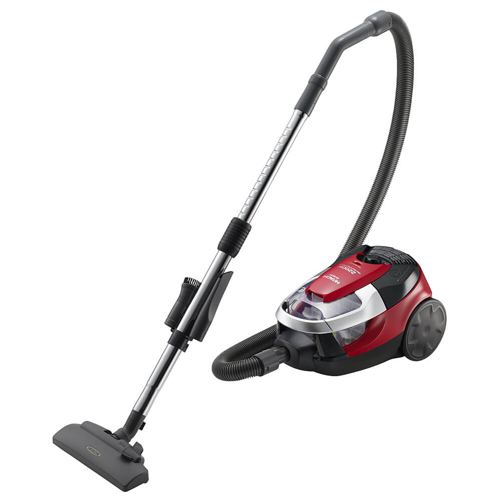 Hitachi vacuum cleaner CV-SE22V, multi-function nozzle, maximum power 2200W, Brilliant Red