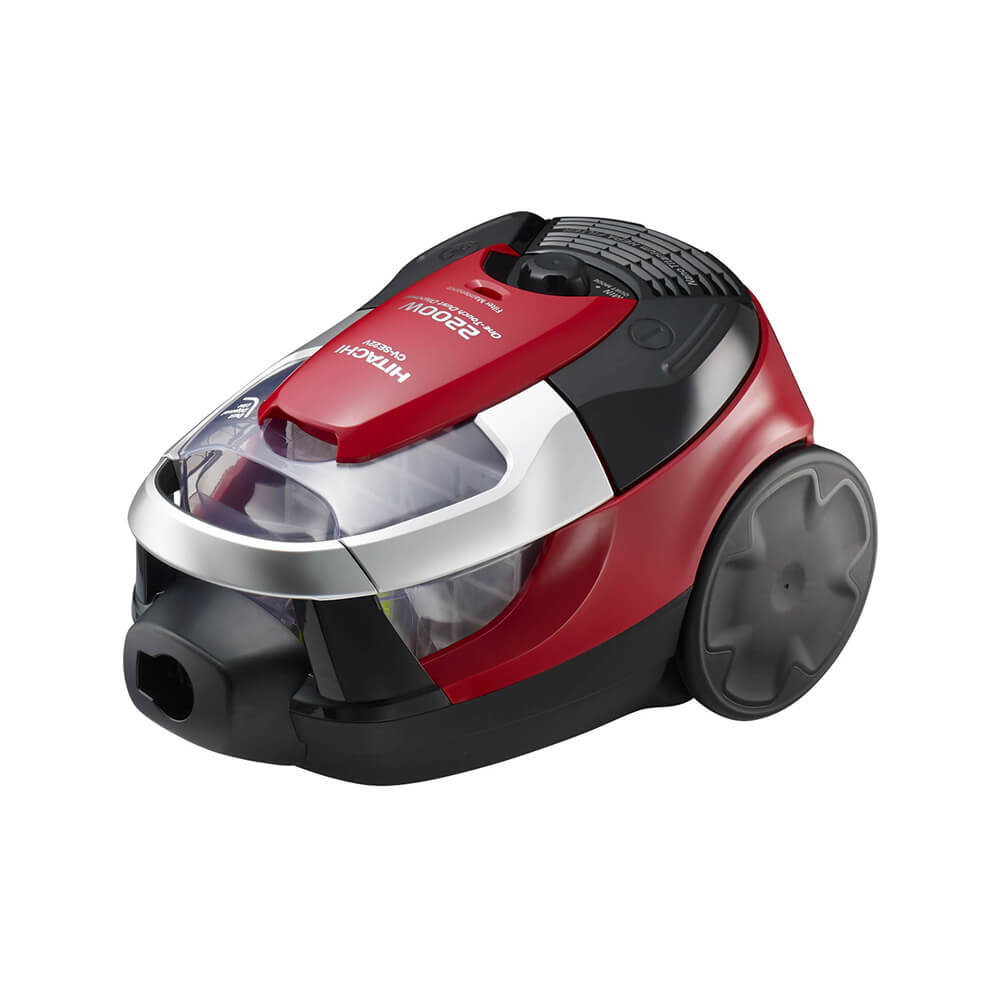 Hitachi vacuum cleaner CV-SE22V, multi-function nozzle, maximum power 2200W, Brilliant Red
