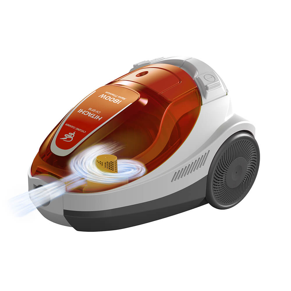 Hitachi vacuum cleaner CV-SF18, maximum power 1800W, Orange