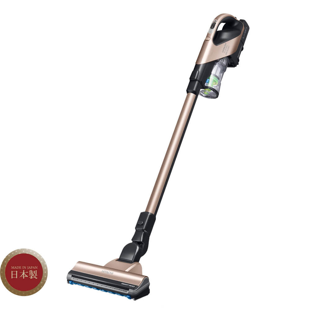 Hitachi vacuum cleaner PV-XFH900, wireless type, weight 2.1 kg, Champagne gold