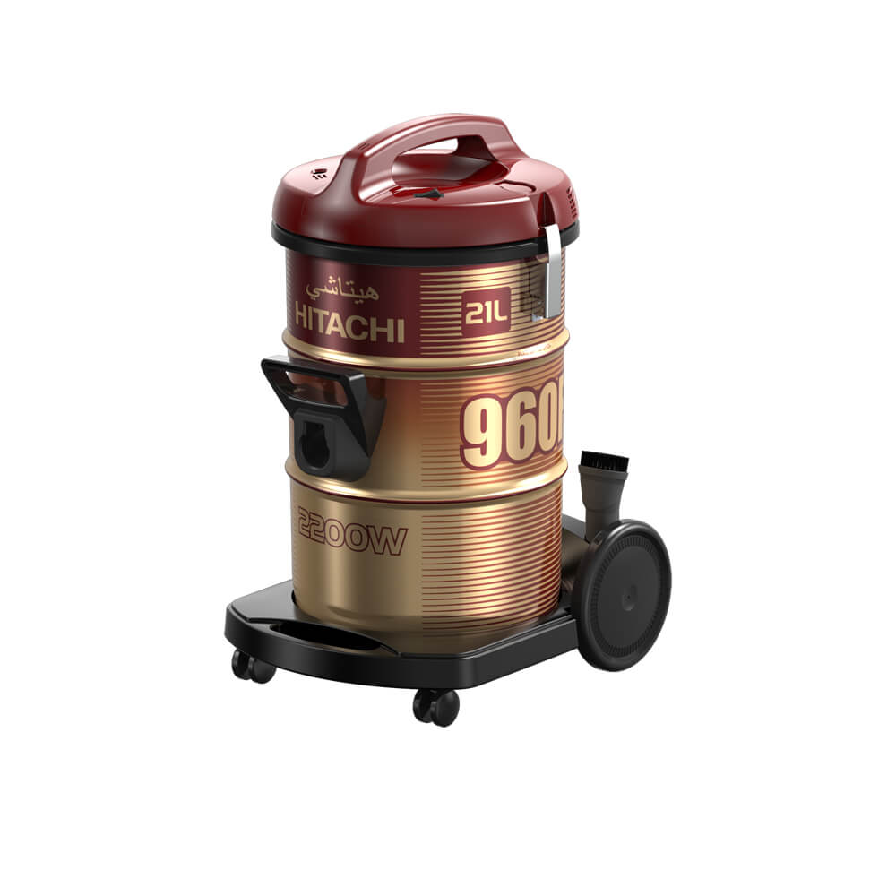 Hitachi Vacuum Cleaner CV-960F type vertical barrel, capacity 2200W, red