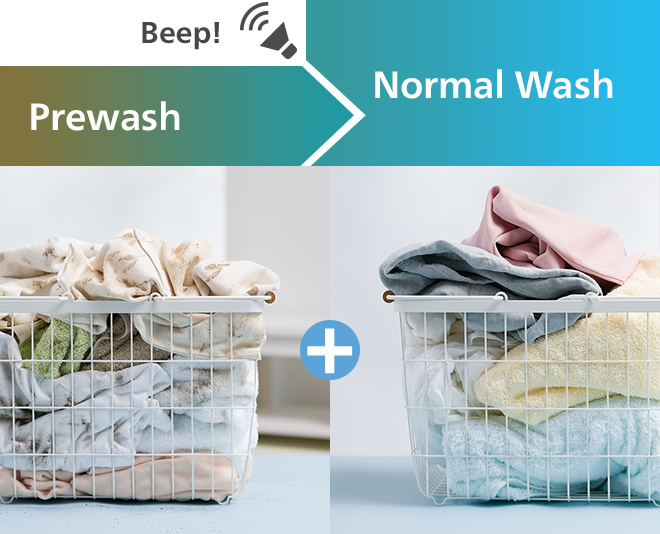 Beep!, Prewash + Normal Wash With Dual Jet