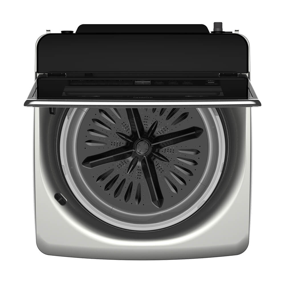 Hitachi washing machine Top Silver