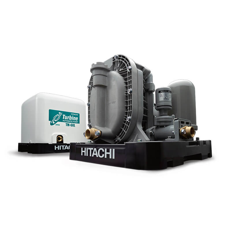 Hitachi water pump TM-60L, square type, 150W capation, anti-rust