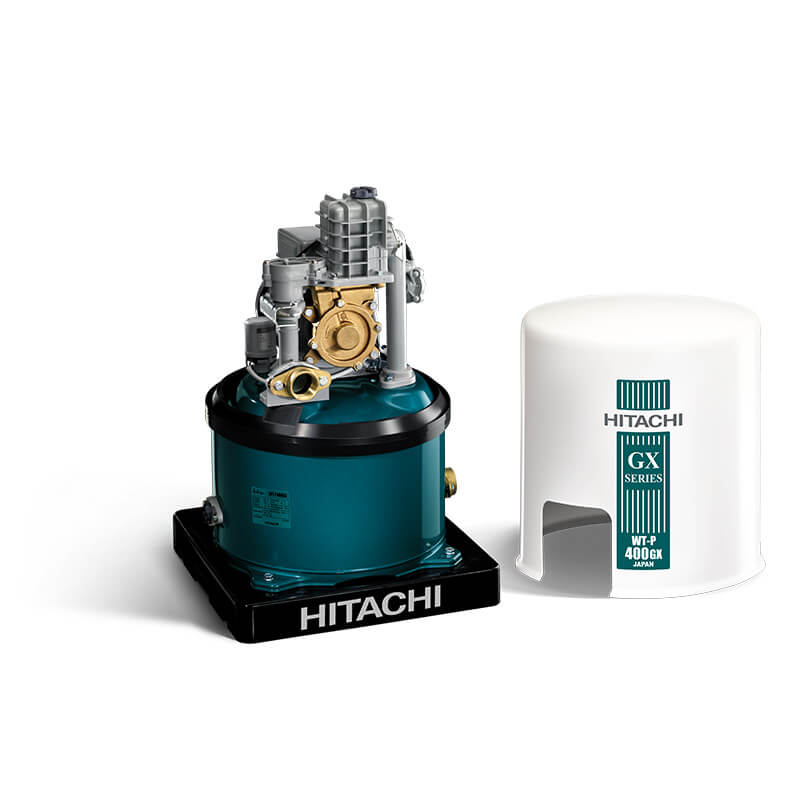 Hitachi water pump WT-P100GX2, round type, 100W capacity, anti-rust