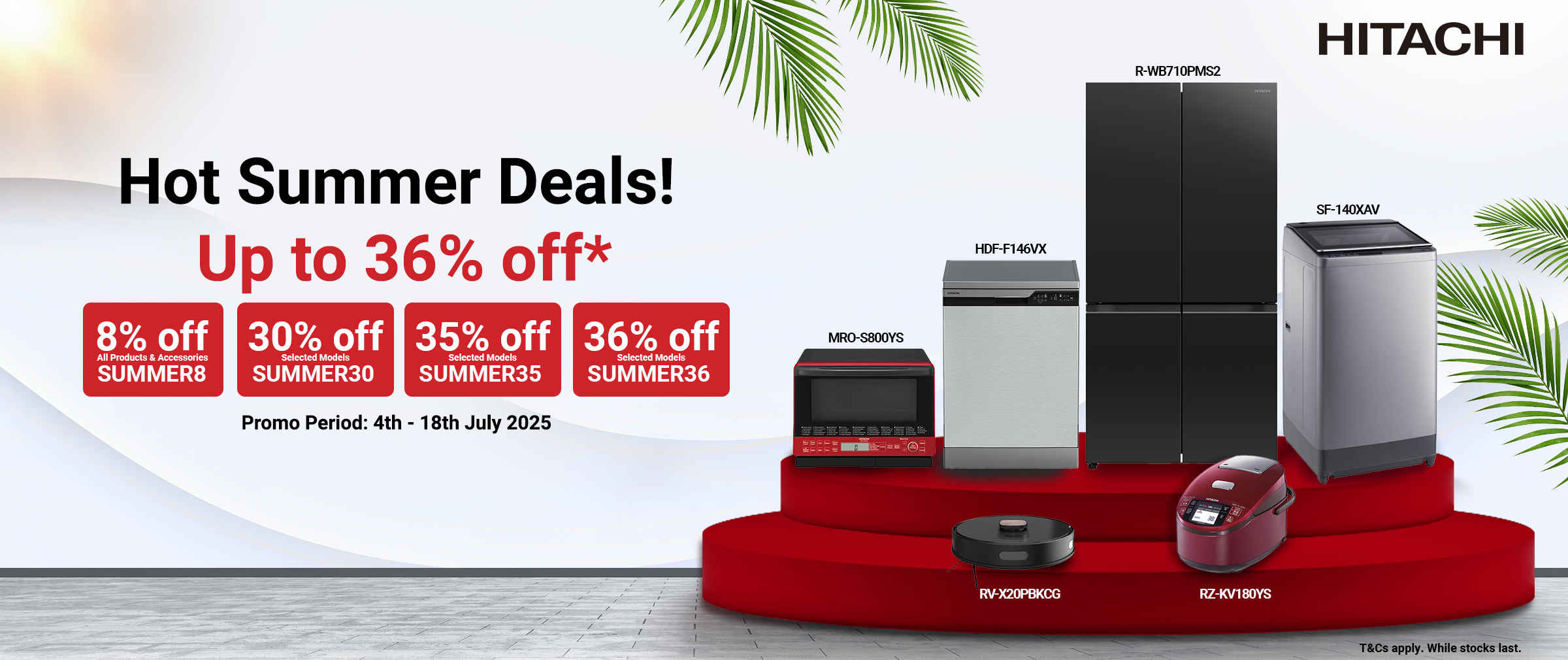 Hitachi Summer Sales