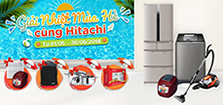 Giải nhiệt mùa hè cùng Hitachi (01/05 - 30/06/2018)