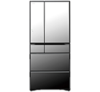 Hitachi refrigerator R-X670GV 6 door, Crystal Mirror