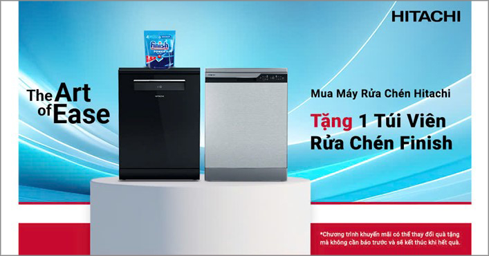 Hitachi Vietnam Reckitt Dishwasher Promotion